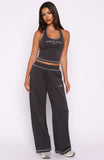 Chill In Style Track Pants Charcoal