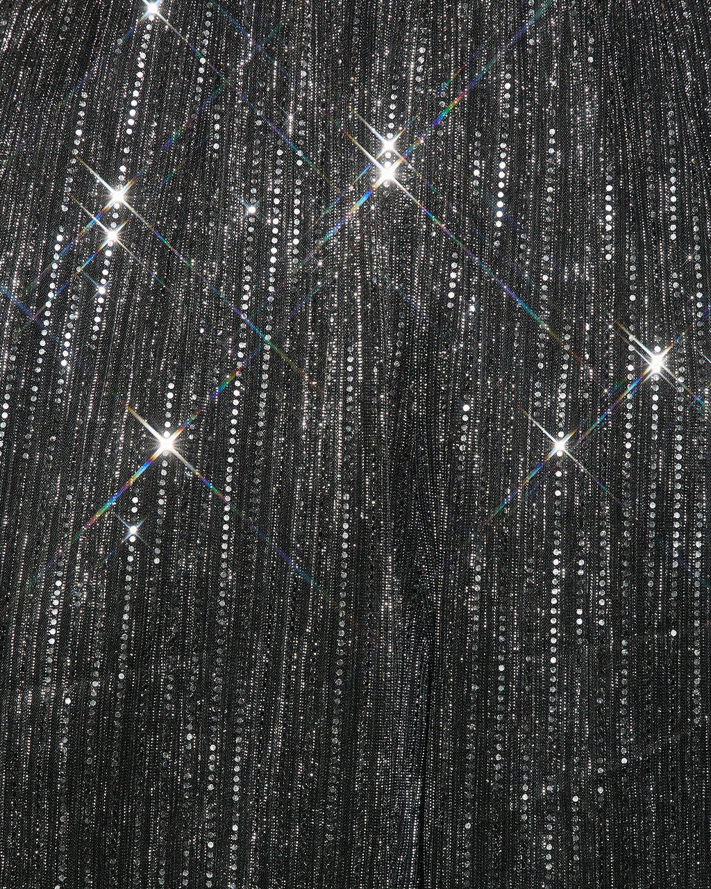 Starlit Kiss Metallic Sequin Halter Jumpsuit
