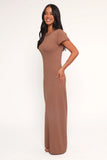 Lowell Knit Maxi Dress Mocha