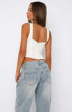 Twist And Turn Bustier White