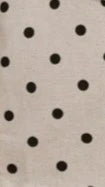 Vika Shorts Beige Black Polka Dot
