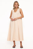 Laurita Maxi Dress Oatmeal