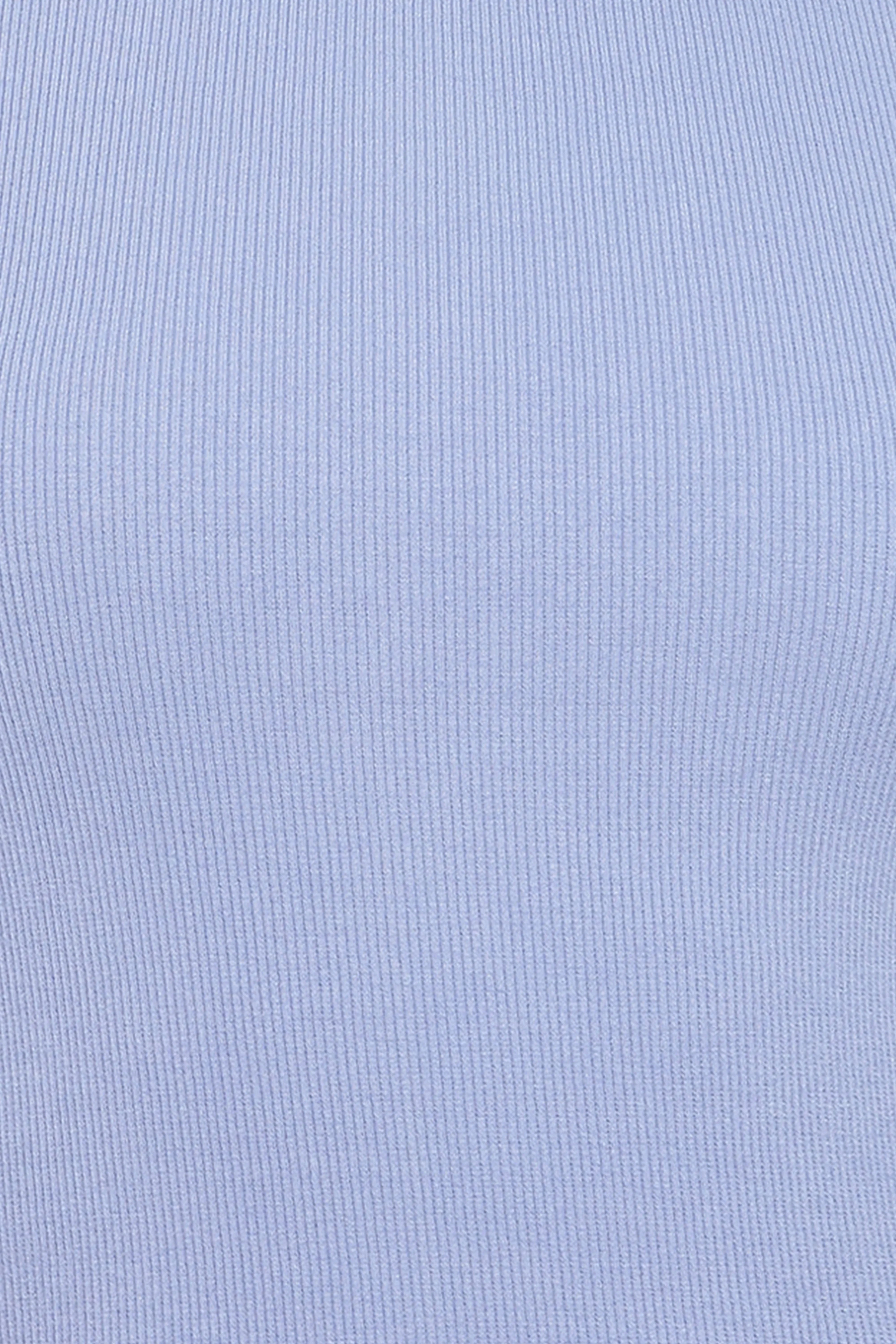 Ari Ribbed Tank Top Cornflower Blue