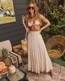 Dulce High Waisted Maxi Skirt