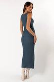 Clark Maxi Dress Charcoal