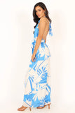Aminah Jumpsuit Blue Floral