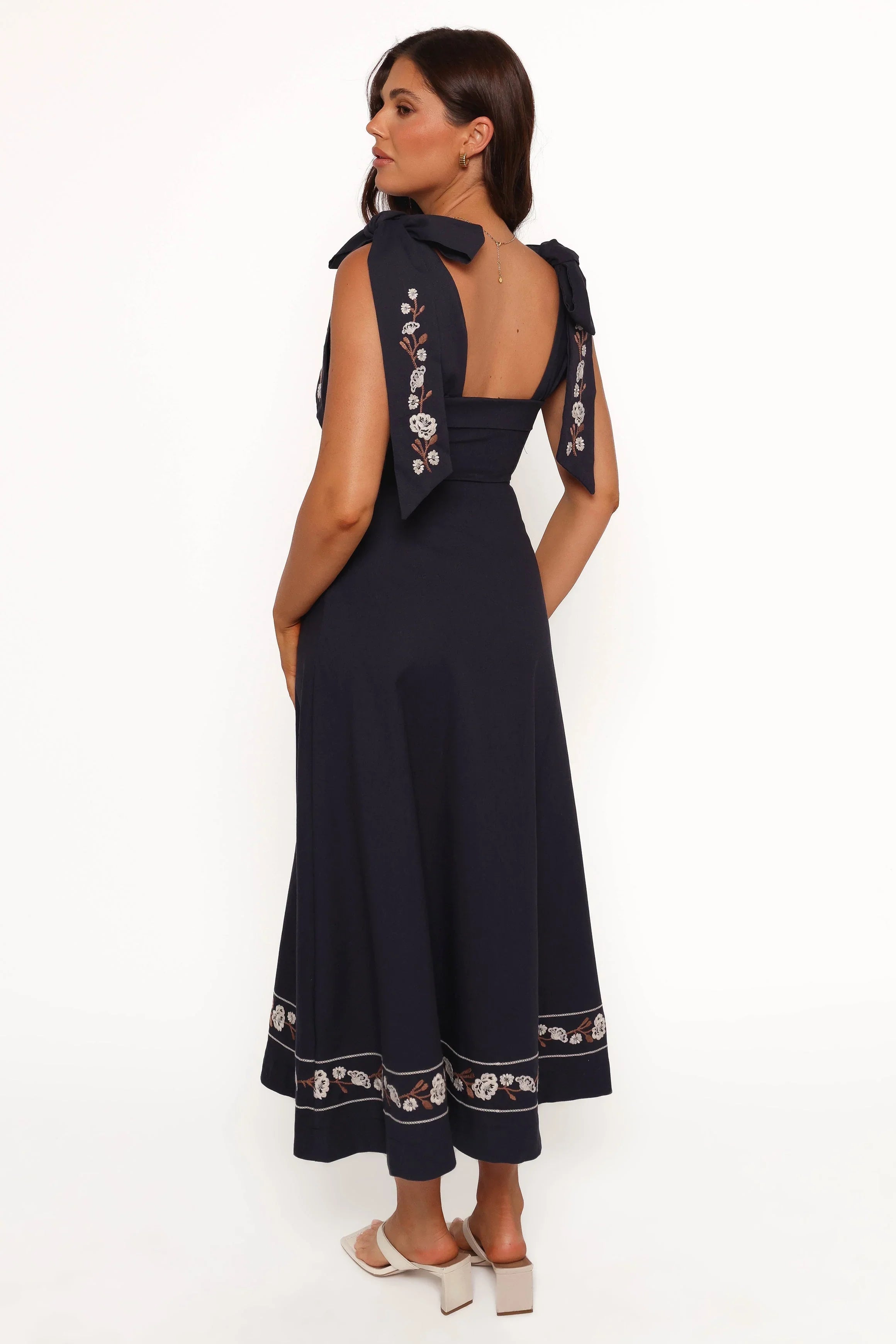 Marcella Midi Dress Navy