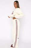 11th Street Out About Wide Leg Sweatpants Cake Batter