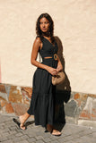 Carmella Midi Dress Black