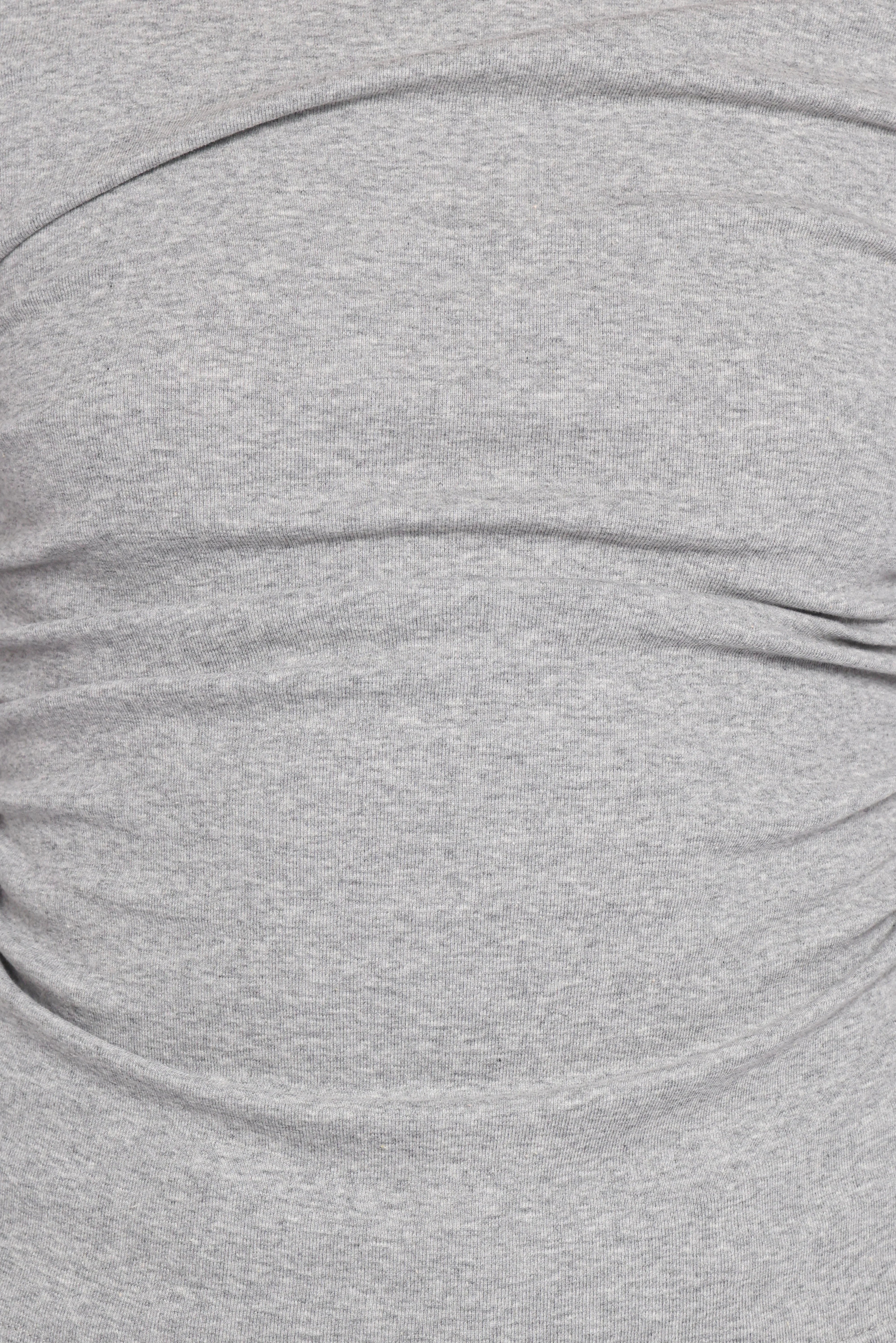 Nissa Long Sleeve Top Heather Grey