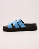 Kensington Faux Suede Platform Slides
