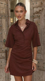 Sydney Mini Dress Chocolate