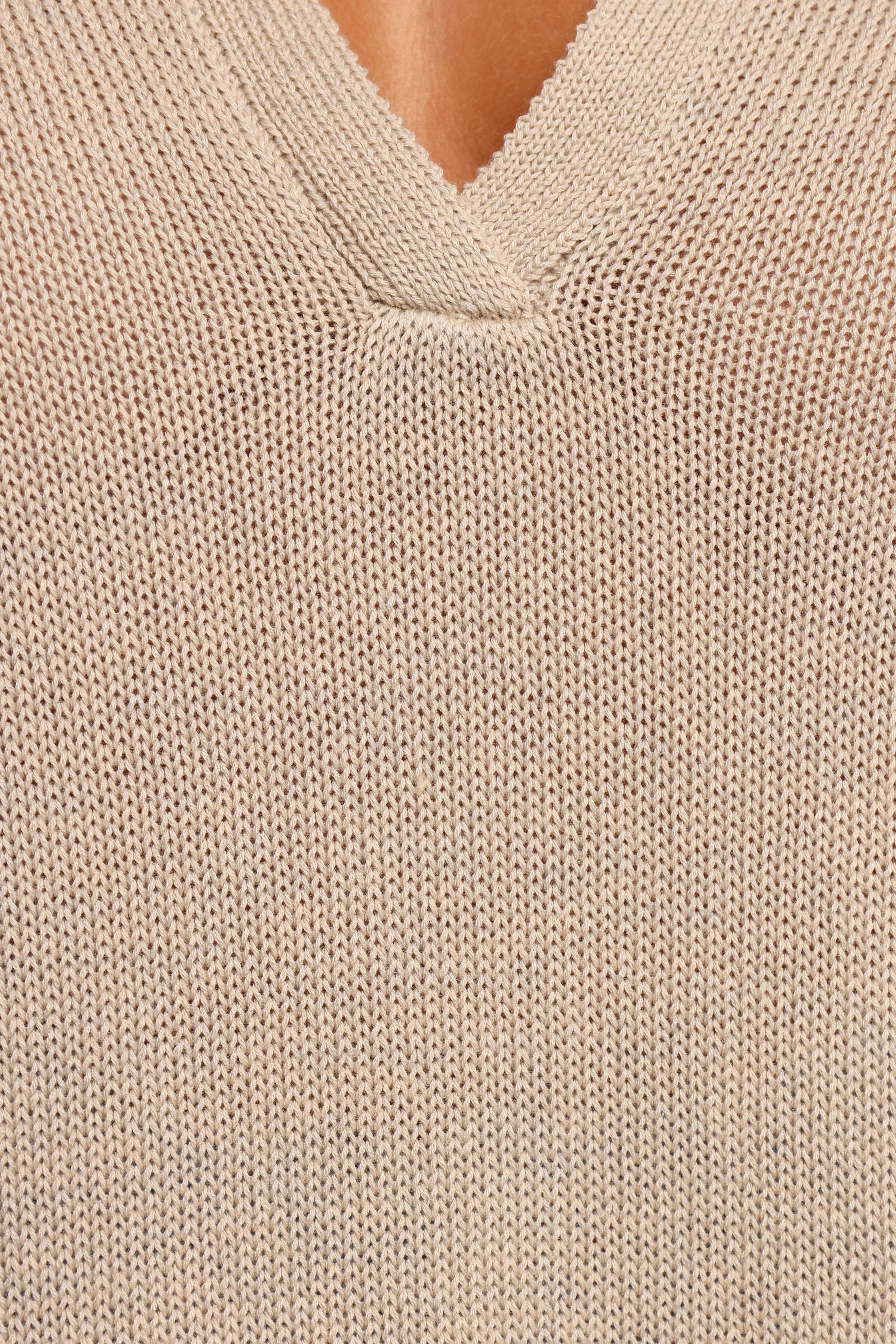 Eldora Knitted Top Oatmeal