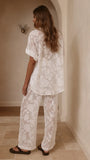 Mollie Lace Pants White