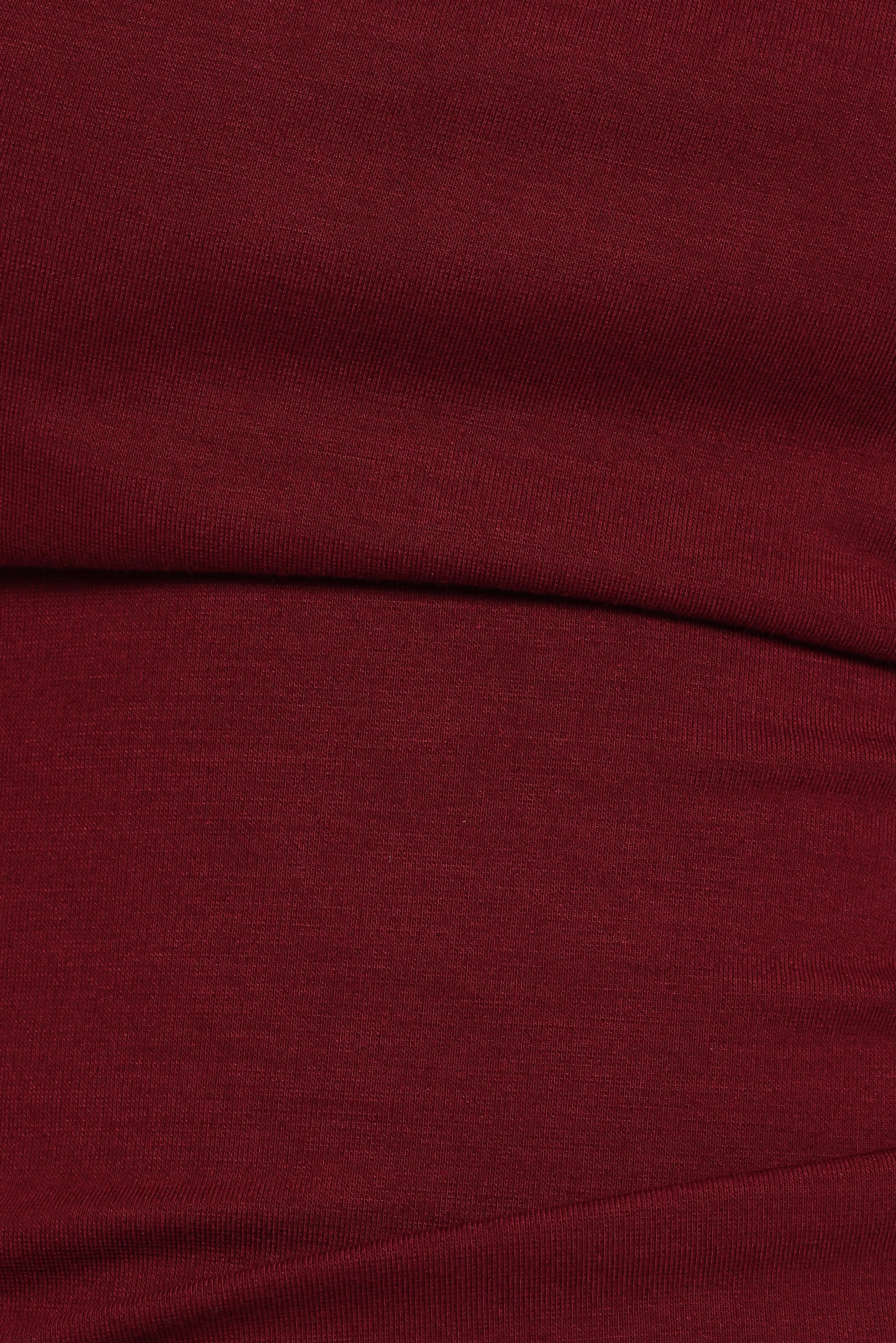 Darina Off Shoulder Top Bordeaux