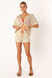 Val Knit Short Beige
