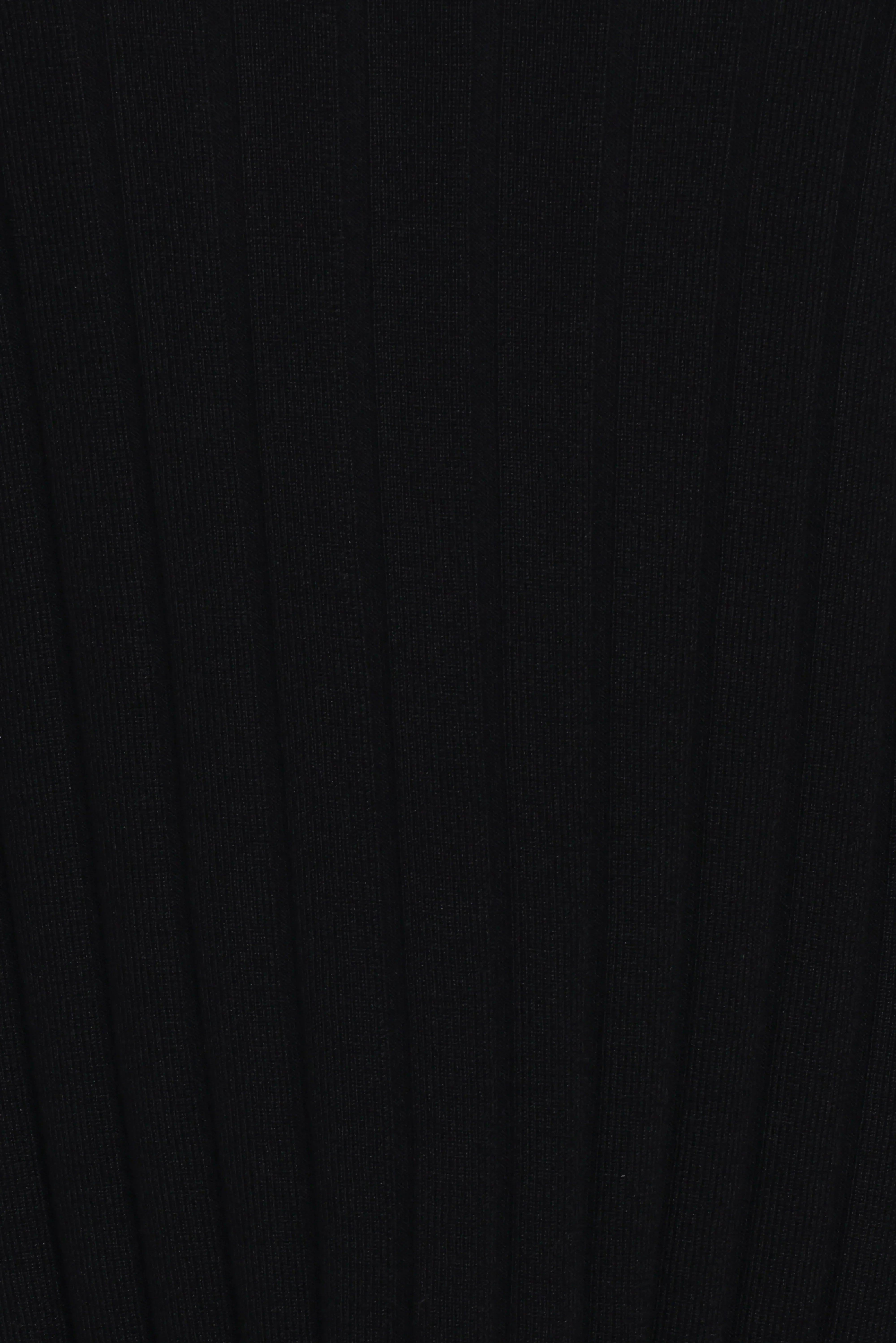 Silvie Long Sleeve Knitted Set Black