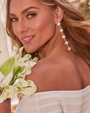 Silvia Embellished Drop Earrings