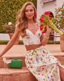 Soft Shift Floral Crop Top