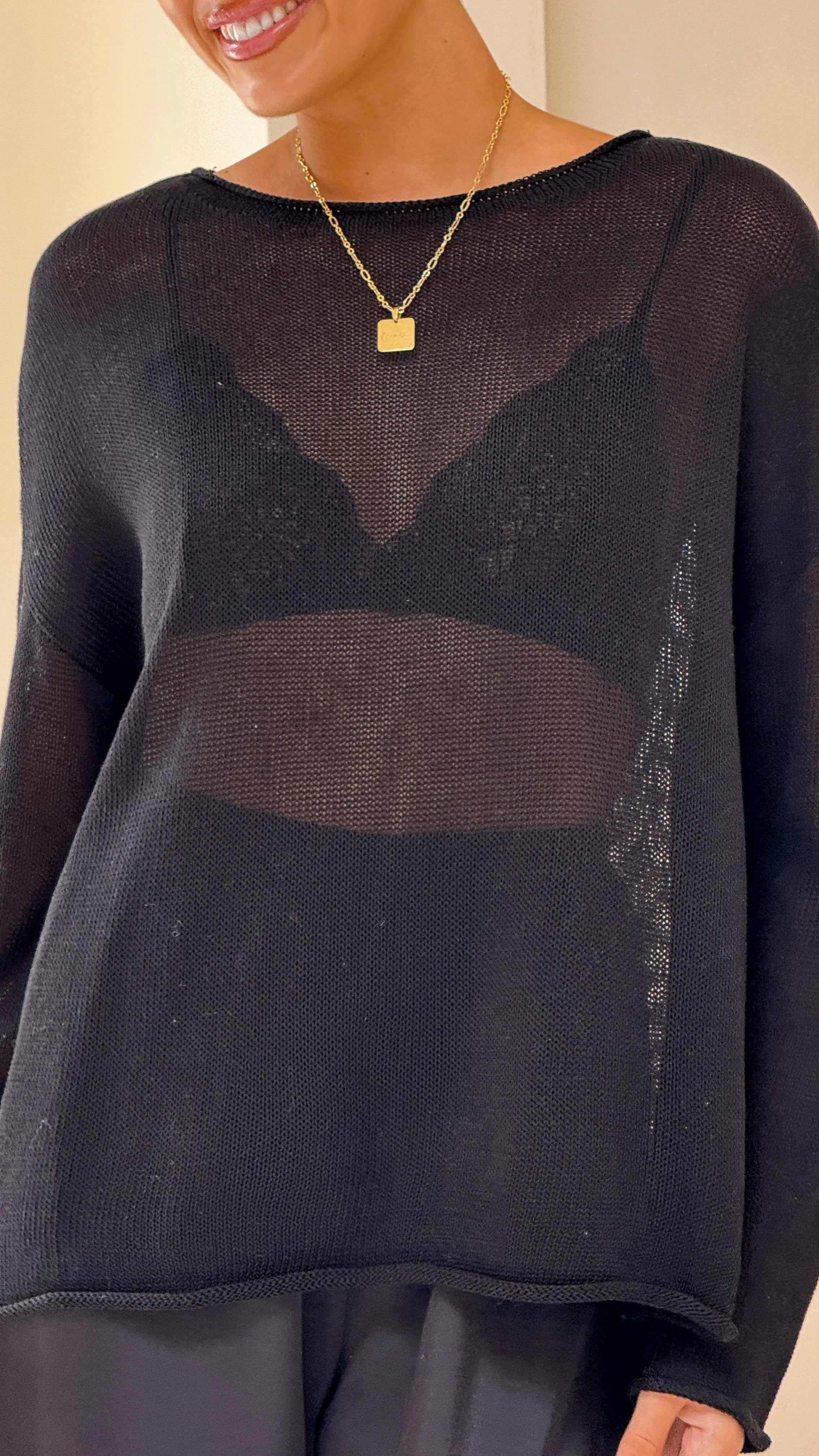 Lakoa Knit Top Black