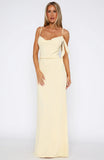 Love Blossoms Maxi Dress Lemon