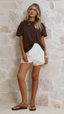 Aria Tee Chocolate