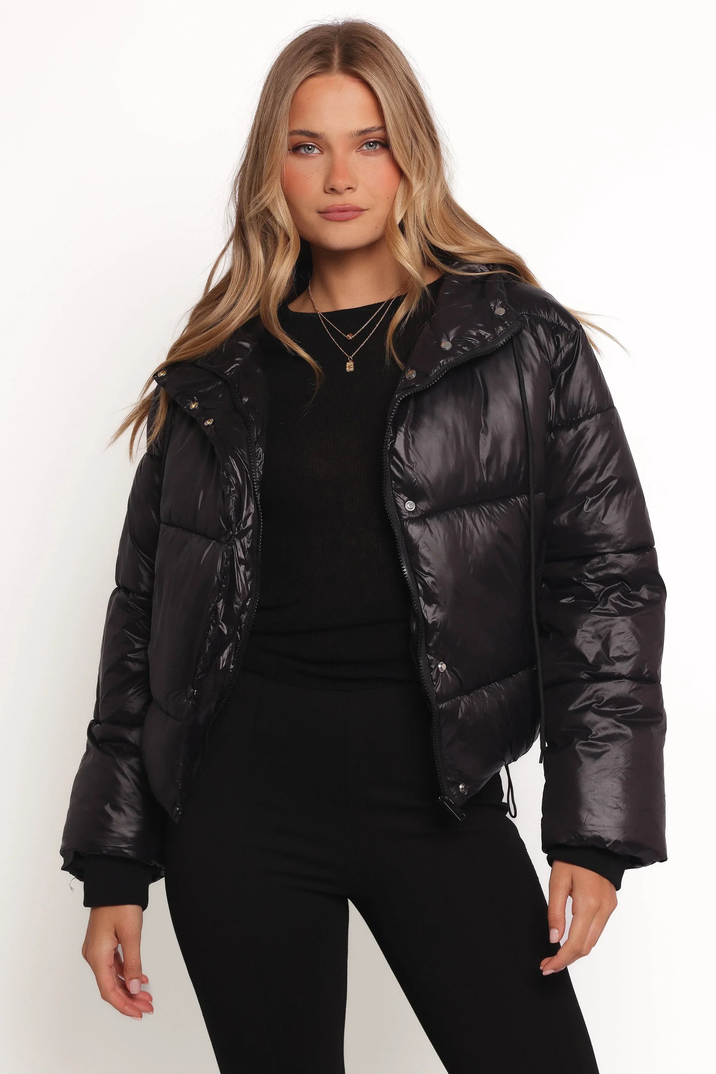 Archie Puffer Jacket Black