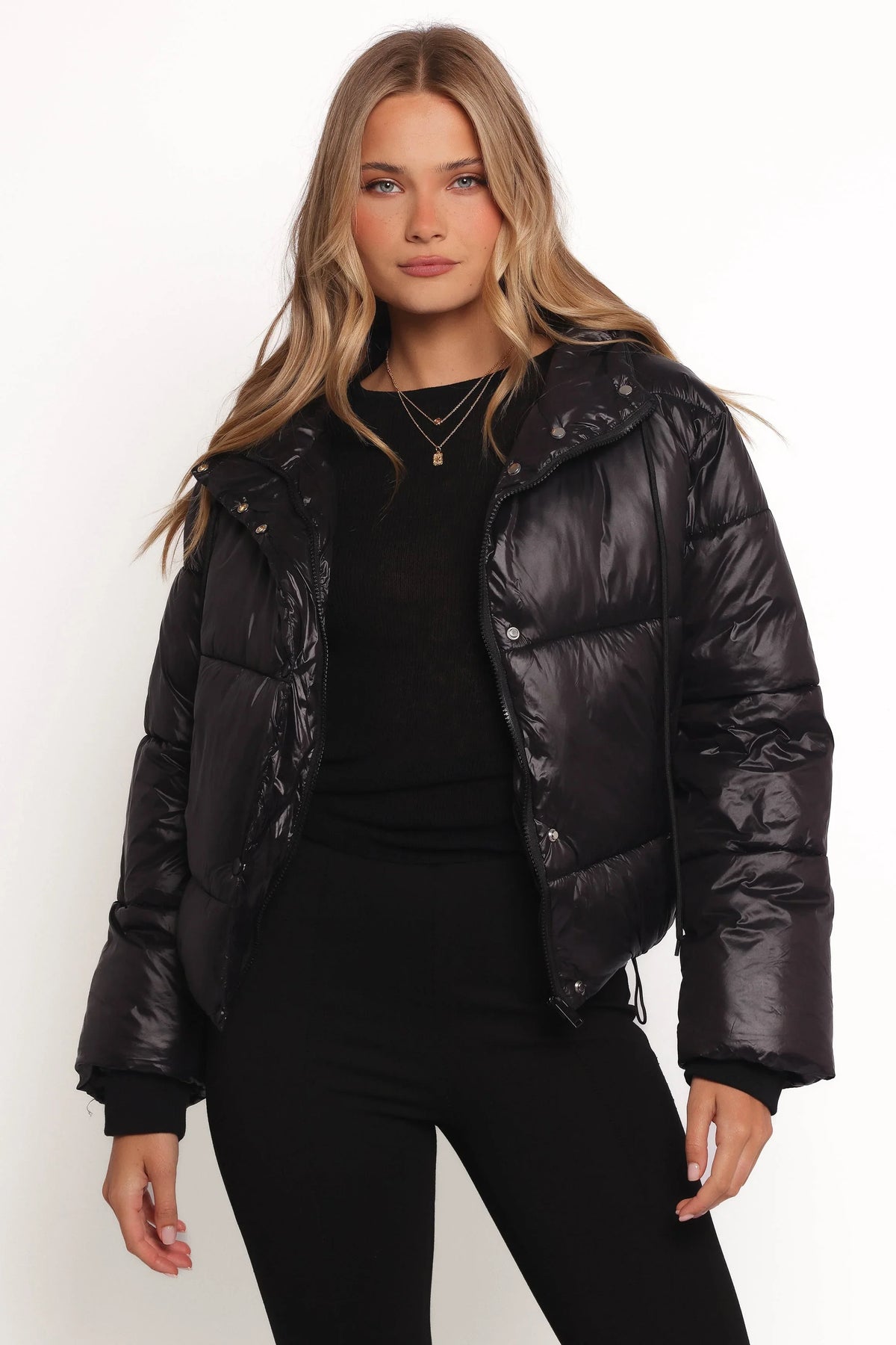 Archie Puffer Jacket Black