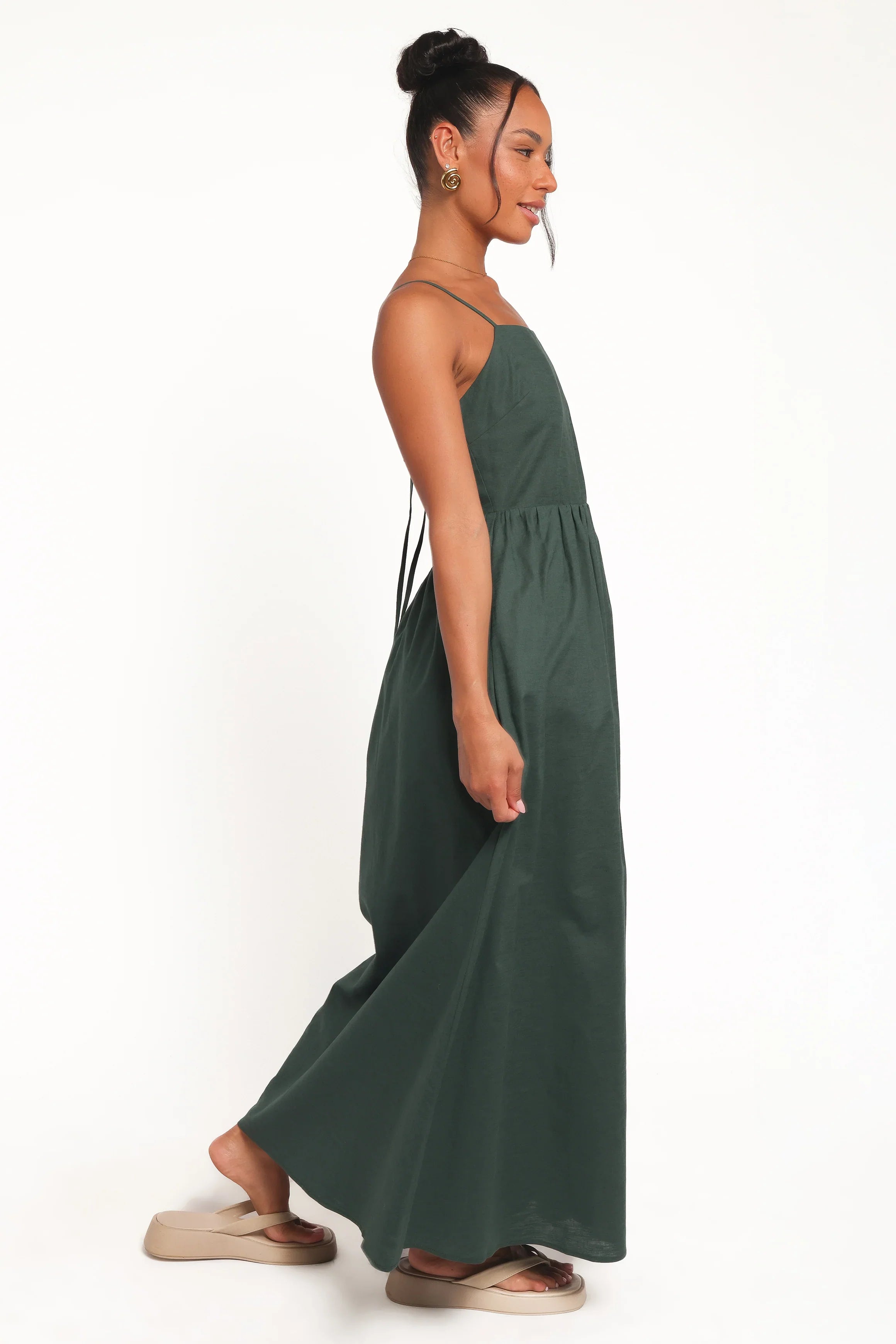 Savannah Maxi Dress Forest Green