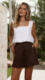 Tillie Shorts Brown